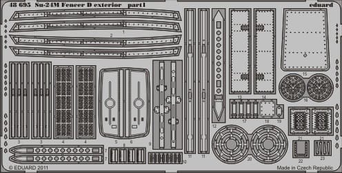 Go to product EDUARD 48695 - 1:48 Su-24M Fencer D exterior