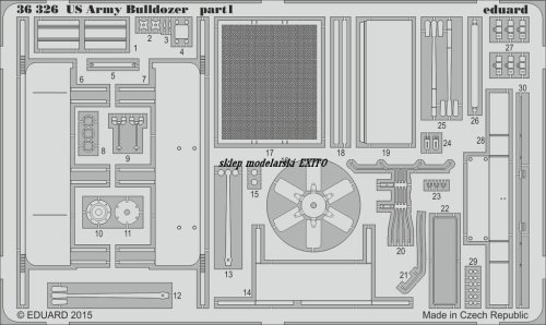 Go to product EDUARD 36326 - 1:35 US Army Bulldozer