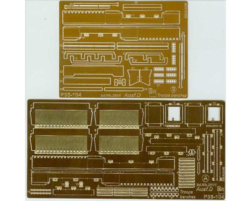 Go to product PART P35104 - 1:35 Sd.Kfz. 251 Ausf. C crew seats