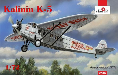 Go to product AMODEL 72287 - 1:72 Kalinin K-5
