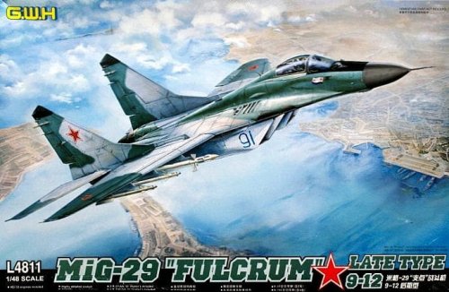 Go to product GREAT WALL HOBBY 4811 - 1:48 MiG-29 9-12 Fulcrum - Late Type