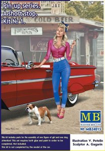 MASTER BOX 24015 - 1:24 A short stop Kit No1 Pin-up series