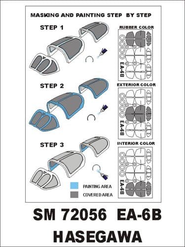 Go to product MONTEX SM72056 - 1:72 EA-6B Prowler