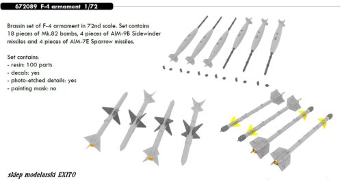 Go to product EDUARD 672089 - 1:72 F-4 armament