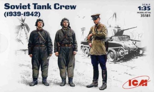 Go to product ICM 35181 - 1:35 Soviet Tank Crew (1939-1942)