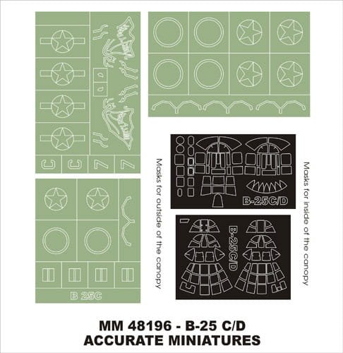 Go to product MONTEX MM48196 - 1:48 B-25 C/D Mitchell