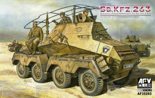 Go to product AFV CLUB 35263 - 1:35 Sd.Kfz.263 Panzerfunkwagen 8 rad - Early Type