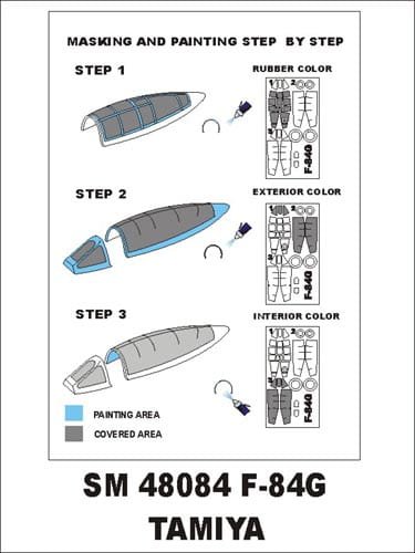 Go to product MONTEX SM48084 - 1:48 F-84 G