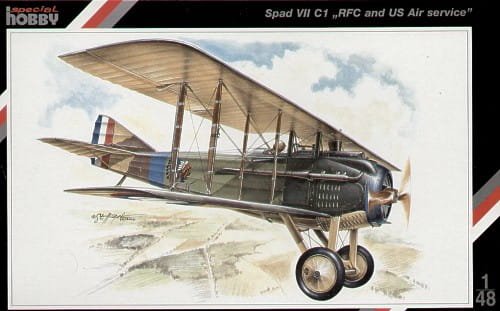 Go to product SPECIAL HOBBY 48010 - 1:48 SPAD VII C1 RFC and US Air service