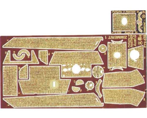 Go to product PART P72039 - 1:72 Panther Ausf.G Zimmerit 1
