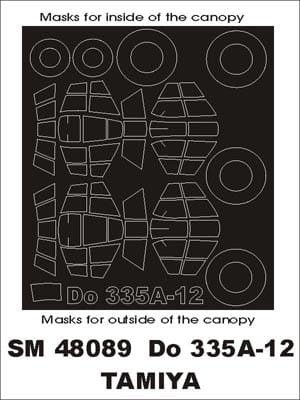 Go to product MONTEX SM48089 - 1:48 Dornier Do-335 A-12
