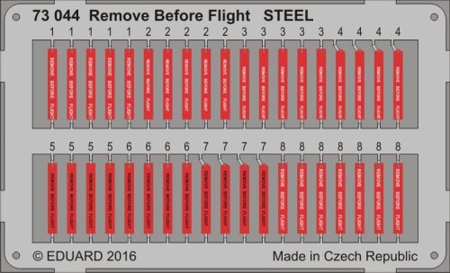 Go to product EDUARD 73044 - 1:72 Remove Before Flight - Steel