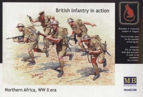 Go to product MASTER BOX 3580 - 1:35 British Infantry North Africa 1941-43