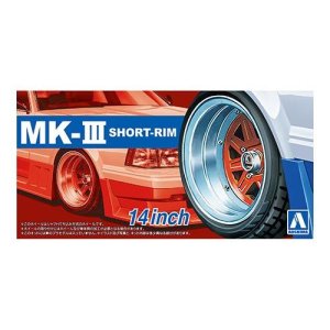 AOSHIMA 05545 - 1:24 Felgi + Opony Mark 3 14inch