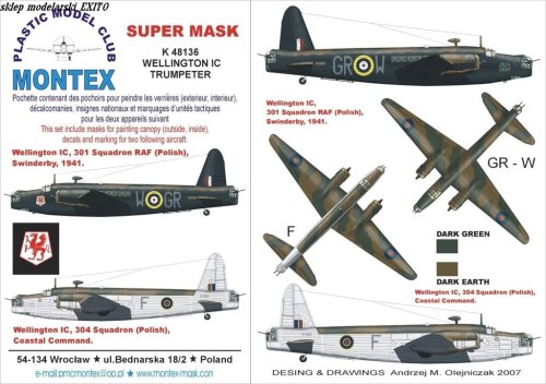 Go to product MONTEX K48136 - 1:48 Wellington Mk.IC