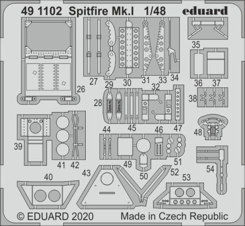 Go to product EDUARD 491102 - 1:48 Spitfire Mk.I