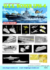 DRAGON 7070 - 1:700 U.S.S. Boxer LPH-4
