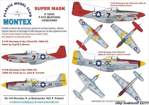 Go to product MONTEX K32043 - 1:32 P-51D Mustang
