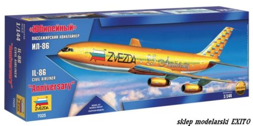 Go to product ZVEZDA 7025 - 1:144 IL-86 Civil Airliner - Anniversary