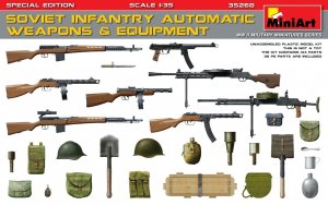 MINIART 35268 - 1:35 Soviet Infantry Automatic Weapons & Equipment - Special Edition