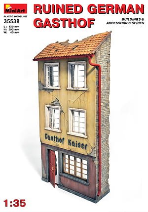 Go to product MINIART 35538 - 1:35 Ruined German Gasthof