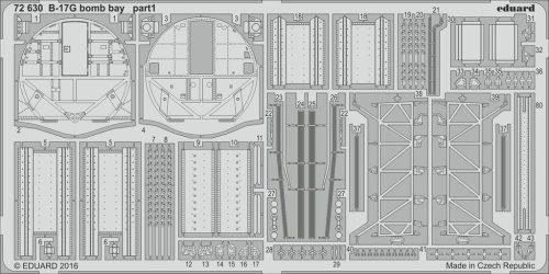 Go to product EDUARD 72630 - 1:72 Boeing B-17G bomb bay