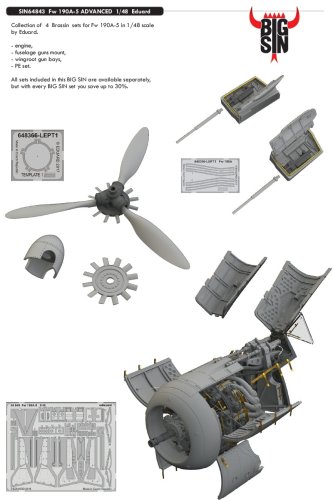 Go to product EDUARD SIN64843 - 1:48 Fw 190A-5 Advanced