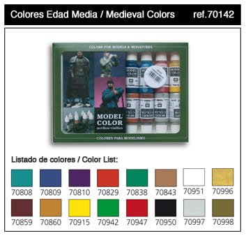 Go to product VALLEJO Model Color Set 70142 - Medieval Colors