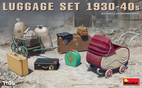 Go to product MINIART 35582 - 1:35 Luggage Set 1930-40s