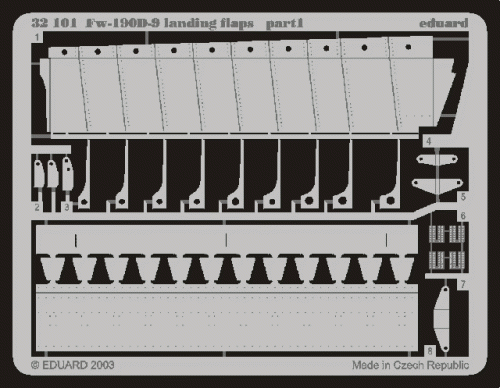Go to product EDUARD 32101 - 1:32 Fw 190D-9 landing flaps