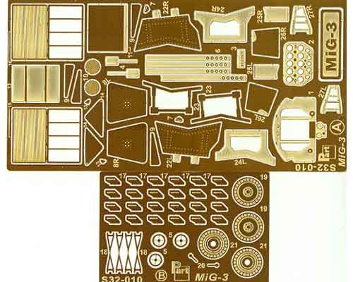 Go to product PART S32010 - 1:32 MiG-3