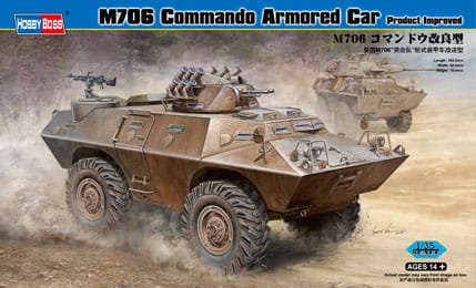 Go to product HOBBY BOSS 82419 - 1:35 M706 Commando Armored Car Product Improved