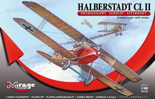 Go to product MIRAGE 481306 - 1:48 Halberstadt CL.II wersja wczesna