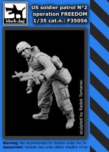 BLACK DOG F35056 - 1:35 US soldier patrol operation Freedom Nr 2