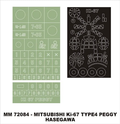 Go to product MONTEX MM72084 - 1:72 Ki-67 Hiryu Peggy