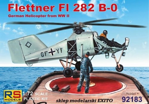 Go to product RS MODELS 92183 - 1:72 Flettner Fl 282 B-0