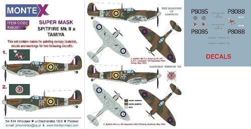 Go to product MONTEX K48201 - 1:48 Spitfire Mk.II a