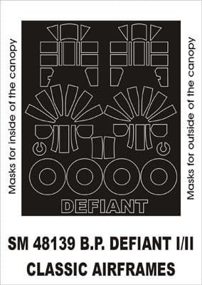 Go to product MONTEX SM48139 - 1:48 BP Defiant I/II
