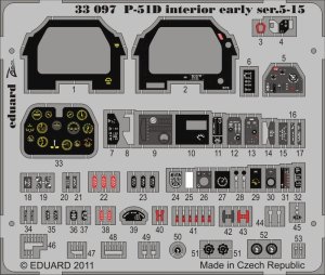EDUARD 33097 - 1:32 P-51D Interior early ser.5-15 S.A.