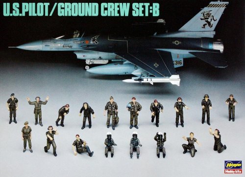 Go to product HASEGAWA X4805 - 1:48 U.S. Pilot / Ground Crew Set B