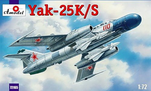 Go to product AMODEL 72165 - 1:72 Yakovlev Yak-25 K/S