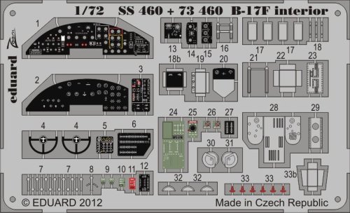 Go to product EDUARD SS460 - 1:72 B-17F interior S.A.