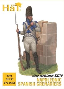 HAT 8301 - 1:72 Napoleonic Spanish Grenadiers