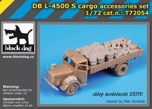 Go to product BLACK DOG T72054 - 1:72 DBL-4500 S cargo accessories set