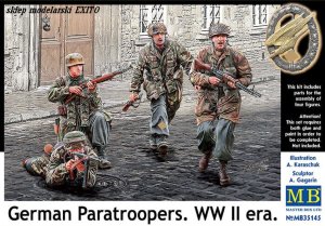 MASTER BOX 35145 - 1:35 German Paratroopers WWII