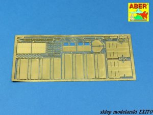 ABER 35A125 - 1:35 Fenders and exhaust covers for Tiger I (for early model in Africa)