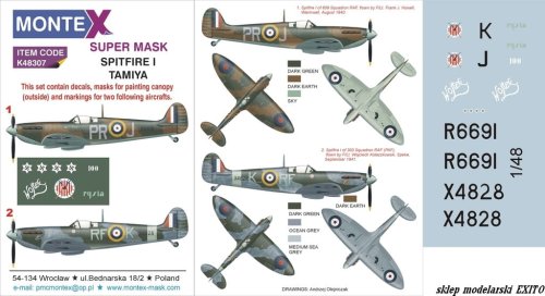 Go to product MONTEX K48307 - 1:48 Spitfire I