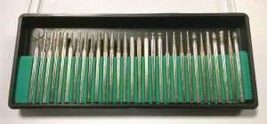 FINE-ART FA-524 - Zestaw frezy diamentowe 3mm 30 szt