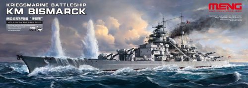 Go to product MENG MODEL PS003 - 1:700 Kriegsmarine Battleship Bismarck