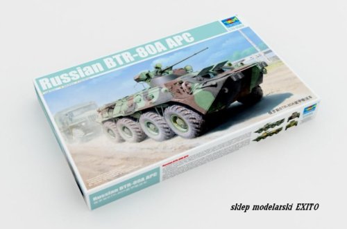 Go to product TRUMPETER 01595 - 1:35 Russian BTR-80A APC